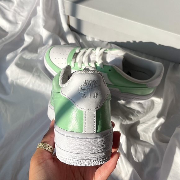 Nike Air Force 1 Spruce Aura Custom - Picture 9 of 12